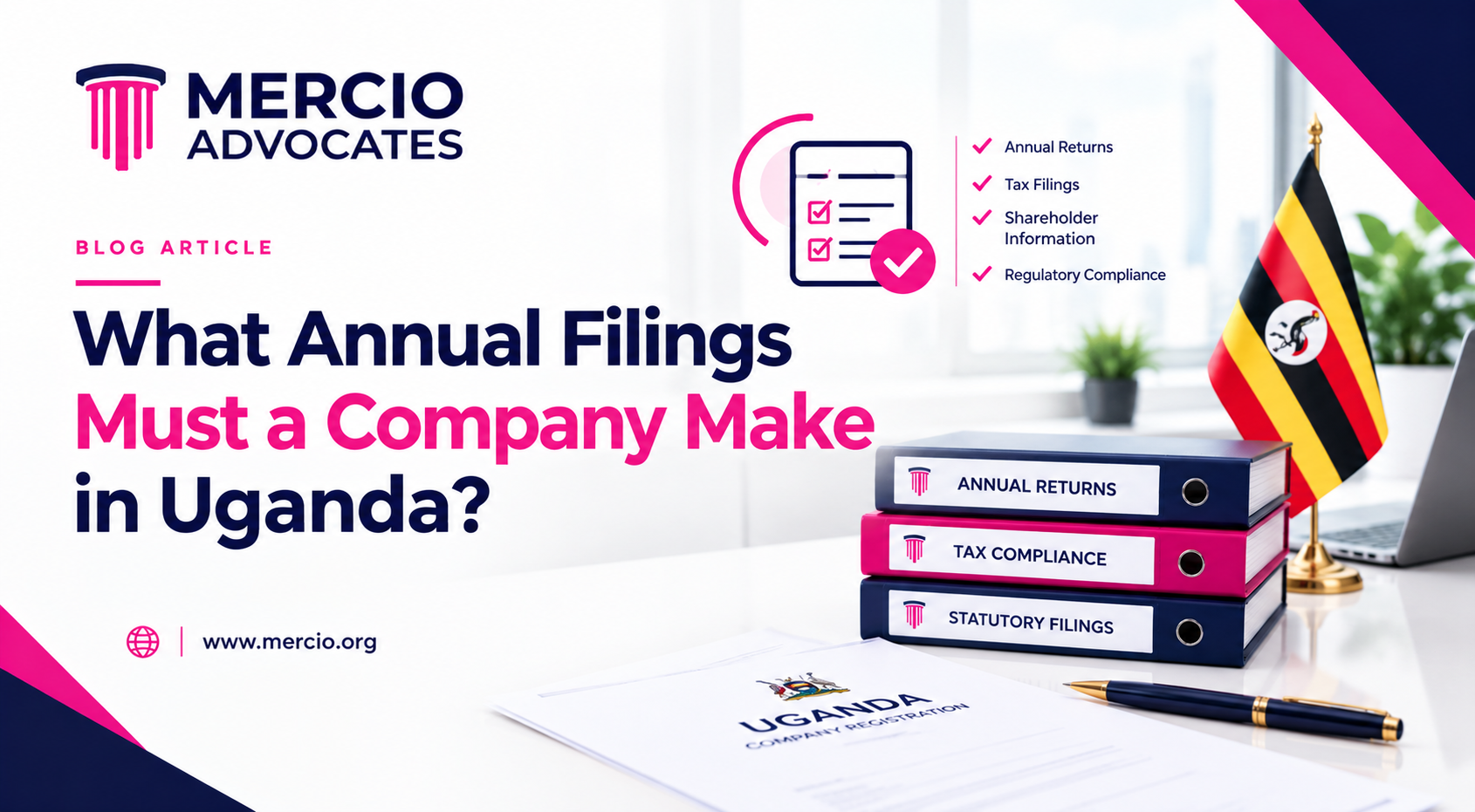 What Annual Filings Must a Company Make in Uganda?