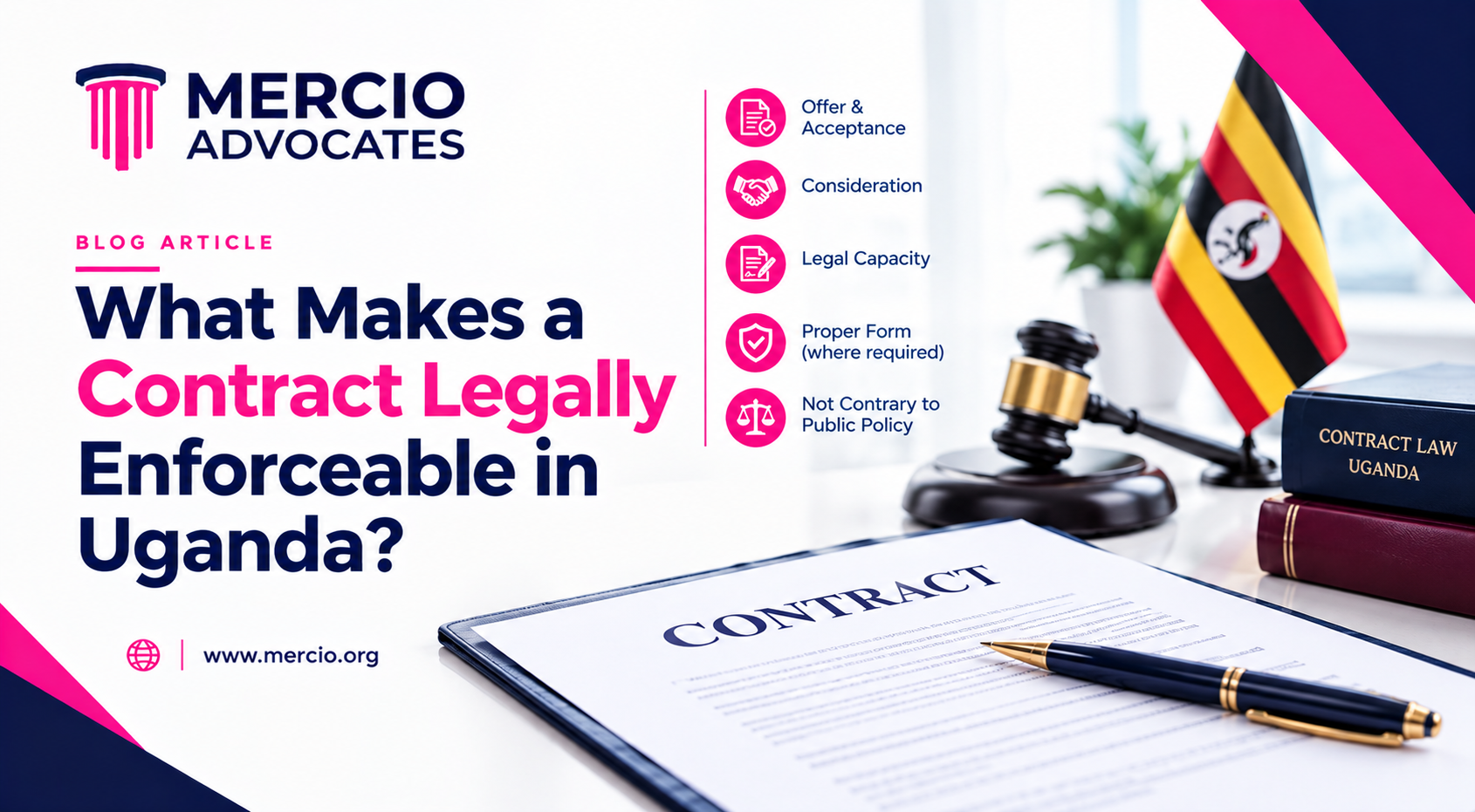 What Makes a Contract Legally Enforceable in Uganda?